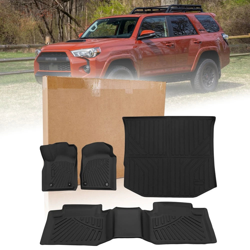 Set of 4 Floor Mats and Cargo Liner for Toyota 4Runner (2013–2024)