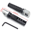 Black Rear Foot Pegs for Kawasaki EX250 (1988–1998), ZX-9R (1994–1998), ZX-11 (1987–1995), ZX750 Ninja