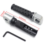 Black Rear Foot Pegs for Kawasaki EX250 (1988–1998), ZX-9R (1994–1998), ZX-11 (1987–1995), ZX750 Ninja