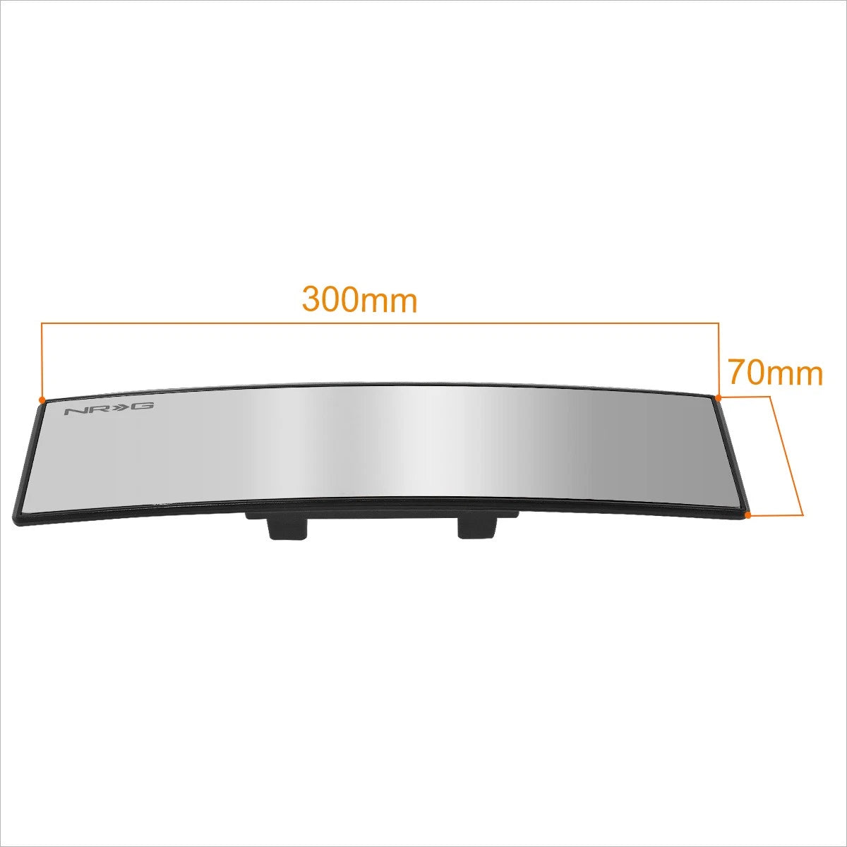 NRG IM-300CWT 300mm Wide-Angle Convex Glass Rear Mirror for Universal (Universal)