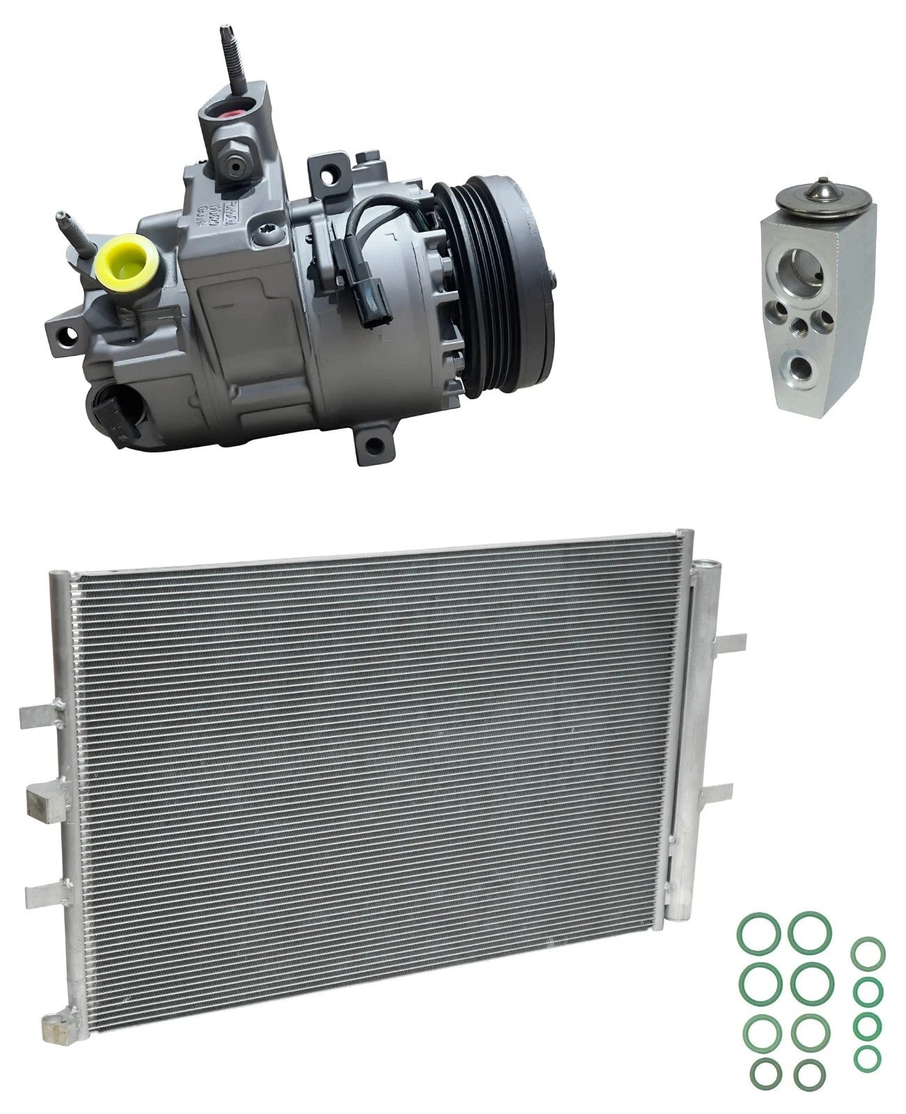 A C Compressor Kit With Condenser for Ford Transit-150 3.5L (2022–2023)