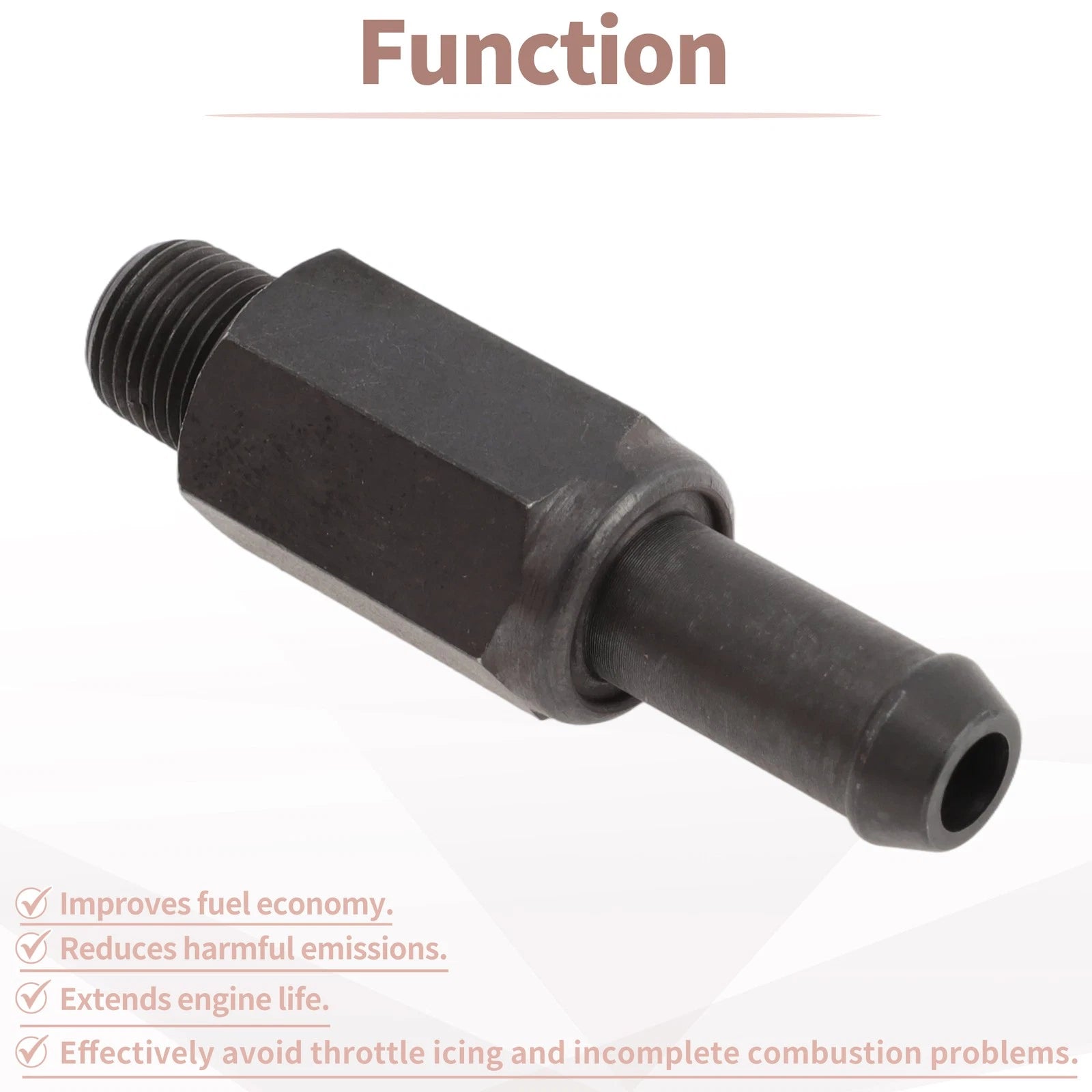 PCV Valve for Mitsubishi Eclipse (2002–2008) 0450270/PCV337 Metal Black
