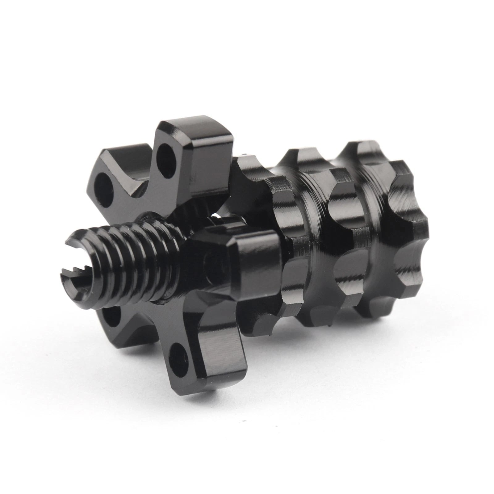 CNC Clutch Cable Adjuster Screw for Motorcycle (8mm Thread) Black