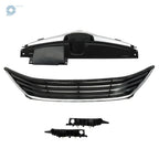 Set of 2 Front Upper and Lower Grilles for Hyundai (2014–2016)