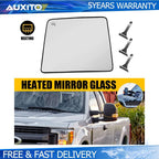 Driver Upper Tow Mirror Glass for Ford F150 & Super Duty (Power Heated)