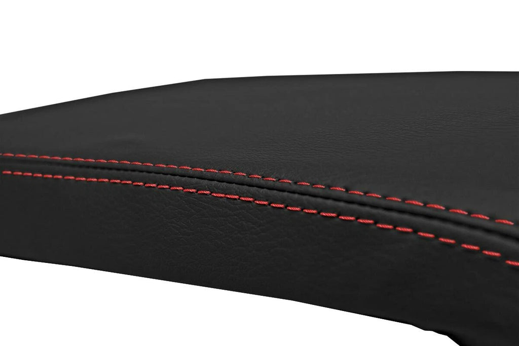 Console Lid Pull Over Cover for Nissan 300ZX (1984–1989) Red Stitch