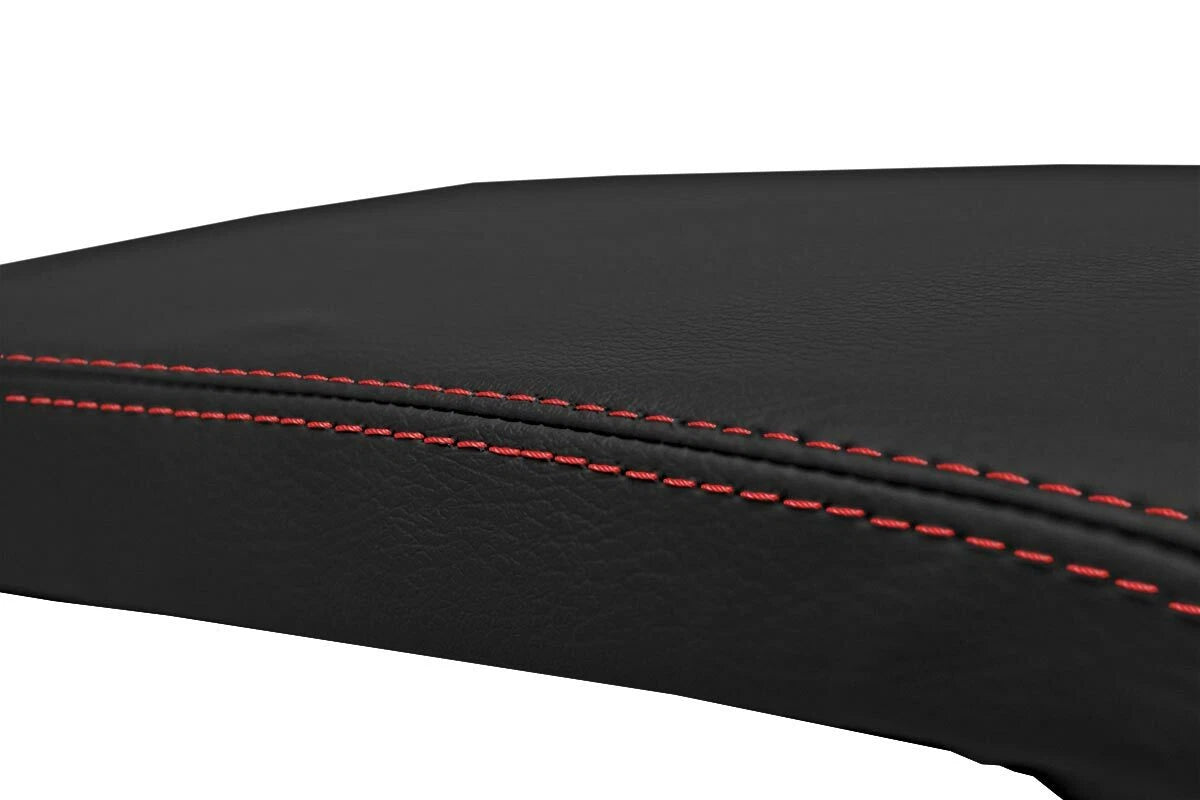 Console Lid Pull Over Cover for Nissan 300ZX (1984–1989) Red Stitch