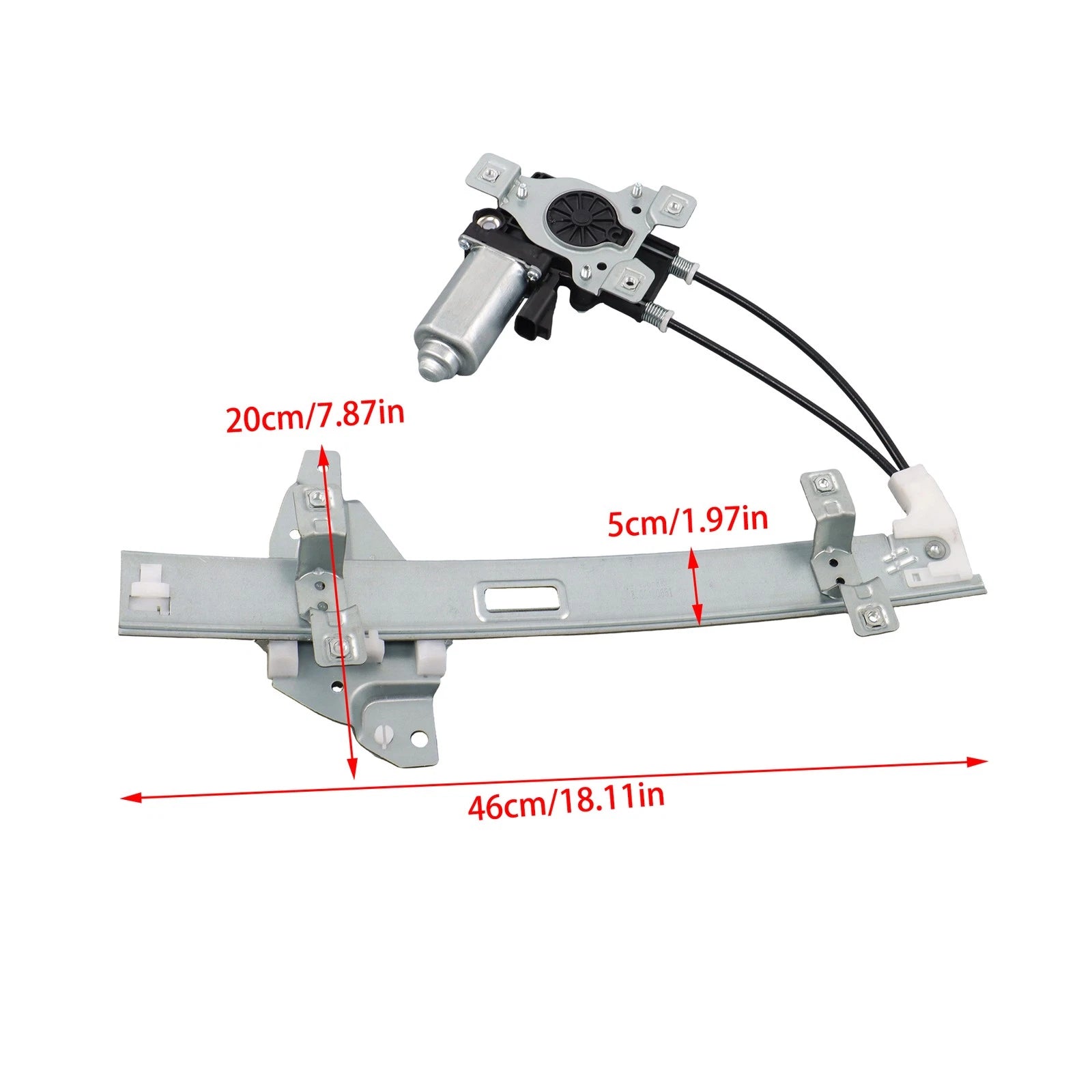 Rear Right Power Window Regulator w/ Motor for Pontiac Grand Prix (1997–2003) 741-837