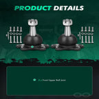 2X Front Upper Ball Joint K6292 for GMC Safari (1990–2005)