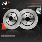 Front Disc Brake Rotors & Ceramic Pads for Honda Odyssey (2018–2023)