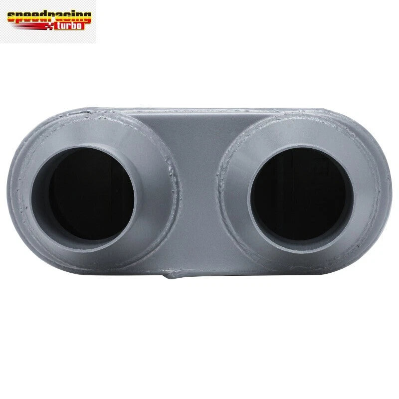 2.5" Center Inlet/Dual Outlet Performance Exhaust Muffler for