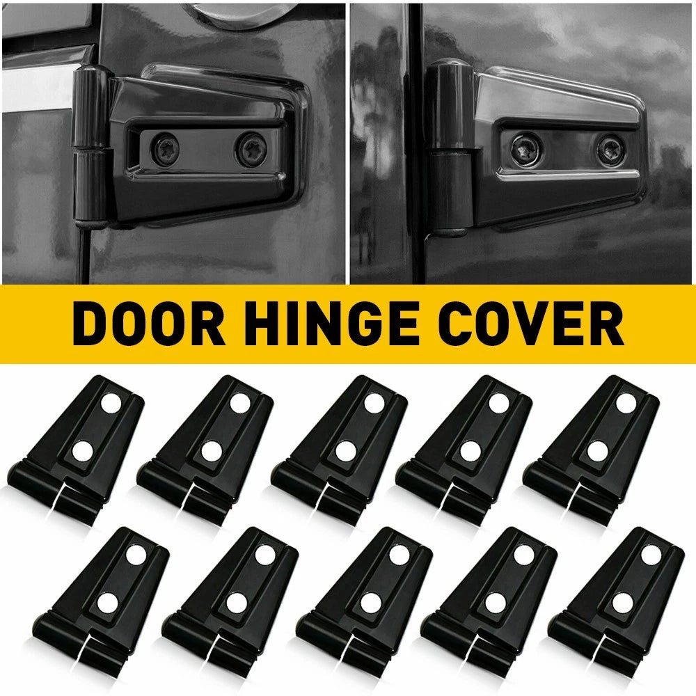 10pc Hood Hinge Set for Jeep Wrangler JK Unlimited (2007-2018)