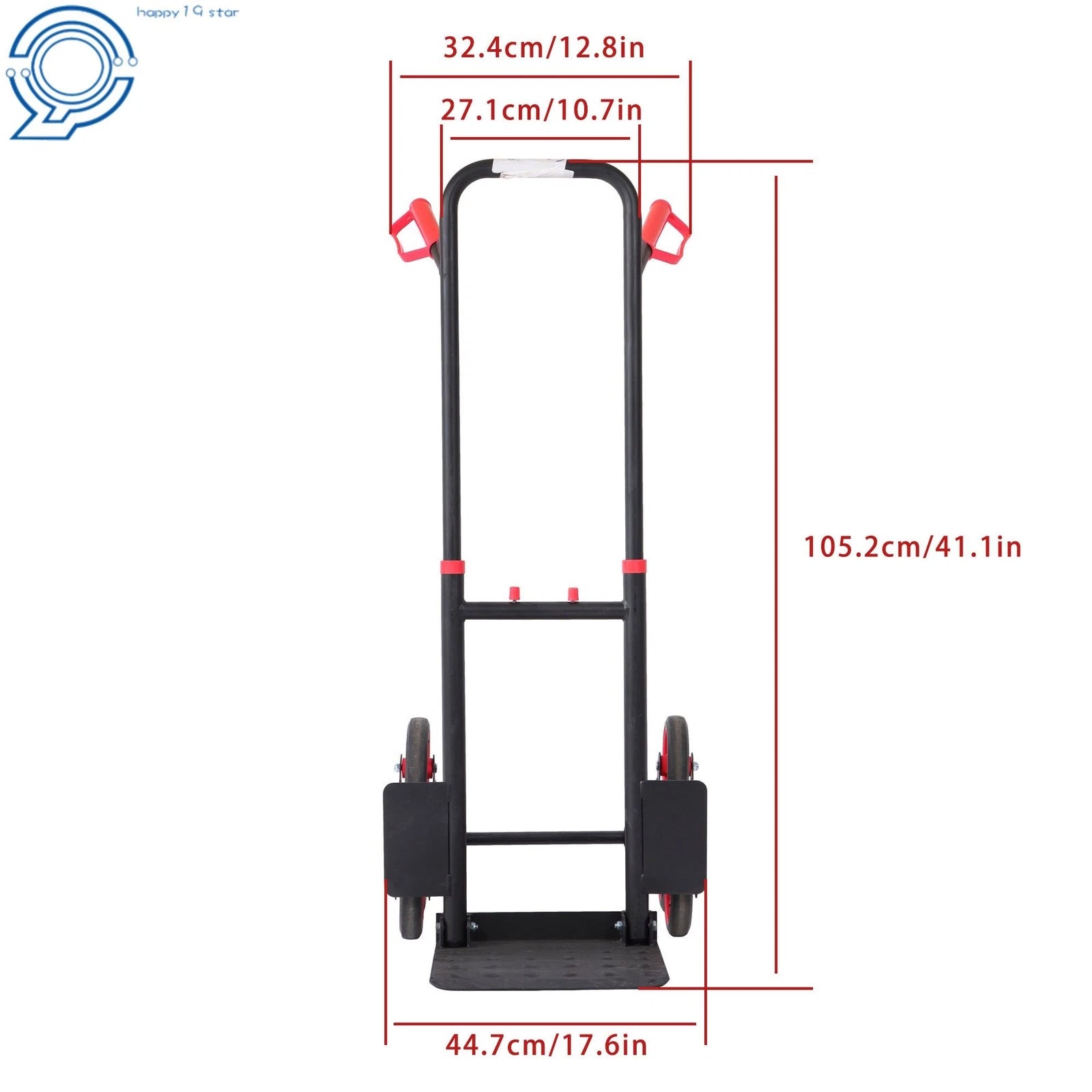 Folding Stair Climbing Hand Truck for All Vehicles (440lbs Capacity)