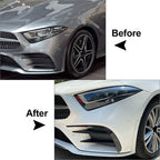 Front Bumper Lip Splitter Spoiler for Benz CLS-Class C257 (2018–2020)