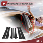 Door Pillar Window Trim for Hyundai Sante Fe (2006–2012) Black