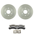 Bosch QuietCast Front Rotor & TRW Pro Ceramic Disc Brake Pad Kit for Sierra 1500HD (2007–2013)