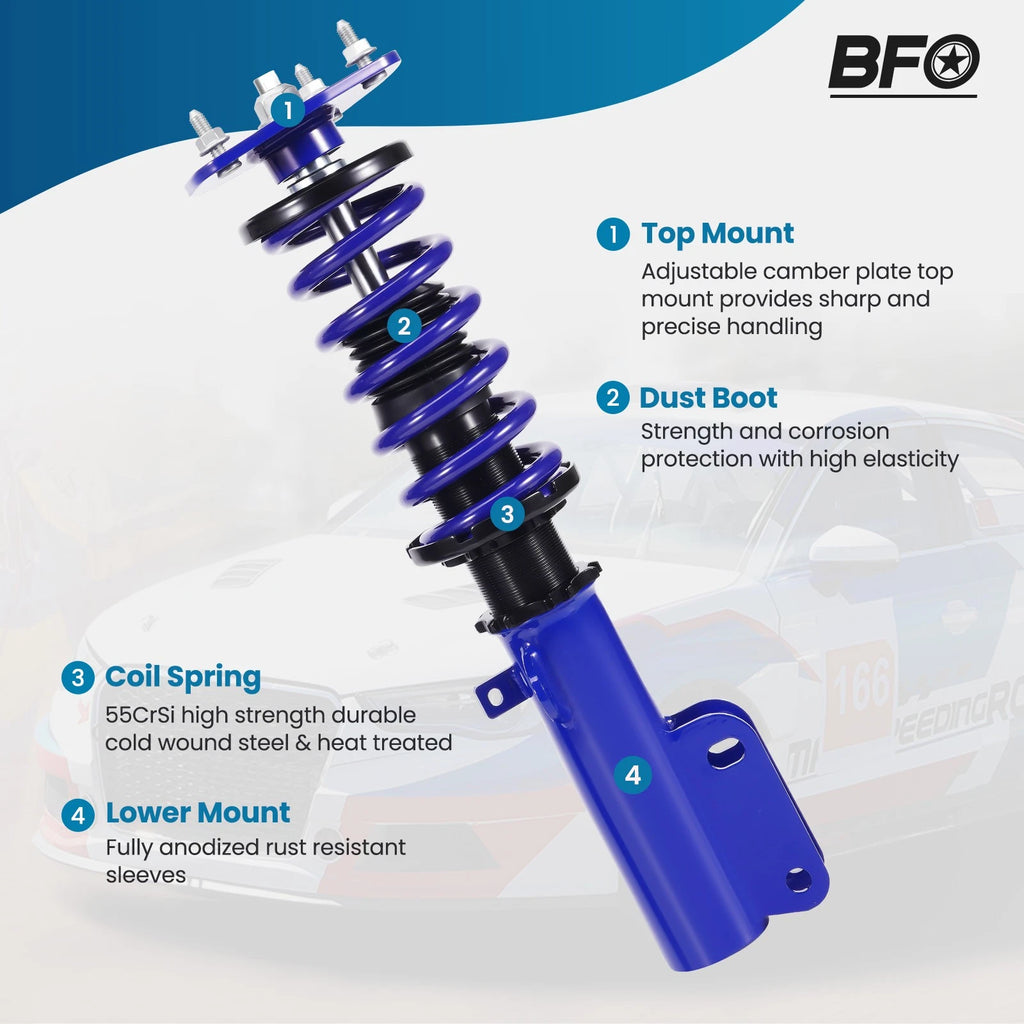 Coilovers Lowering Kit for Toyota Corolla (1987-2002)