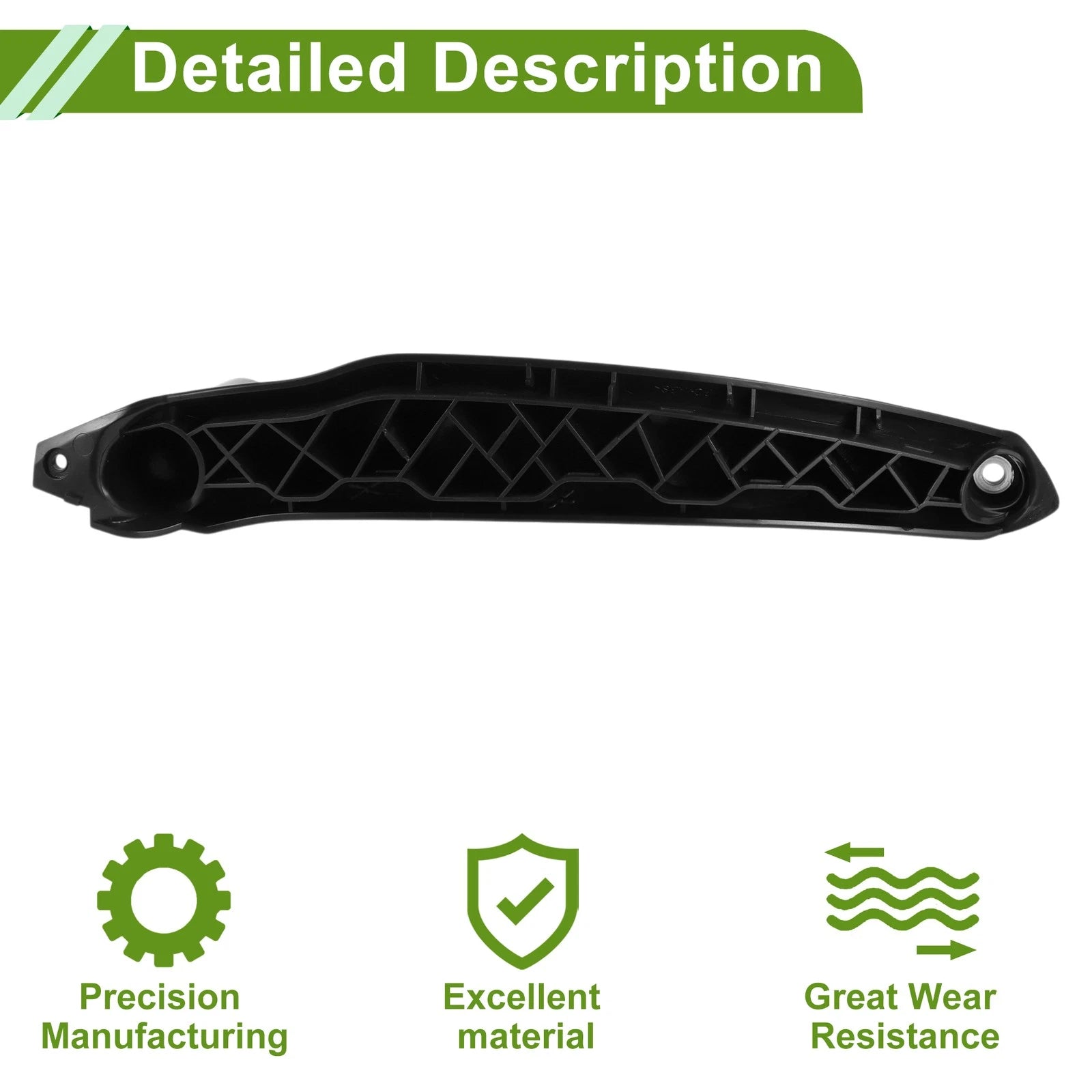 Door Panel Handle Pull Trim Cover for BMW X5 E70 (2008–2013) No. 51416969404 Black