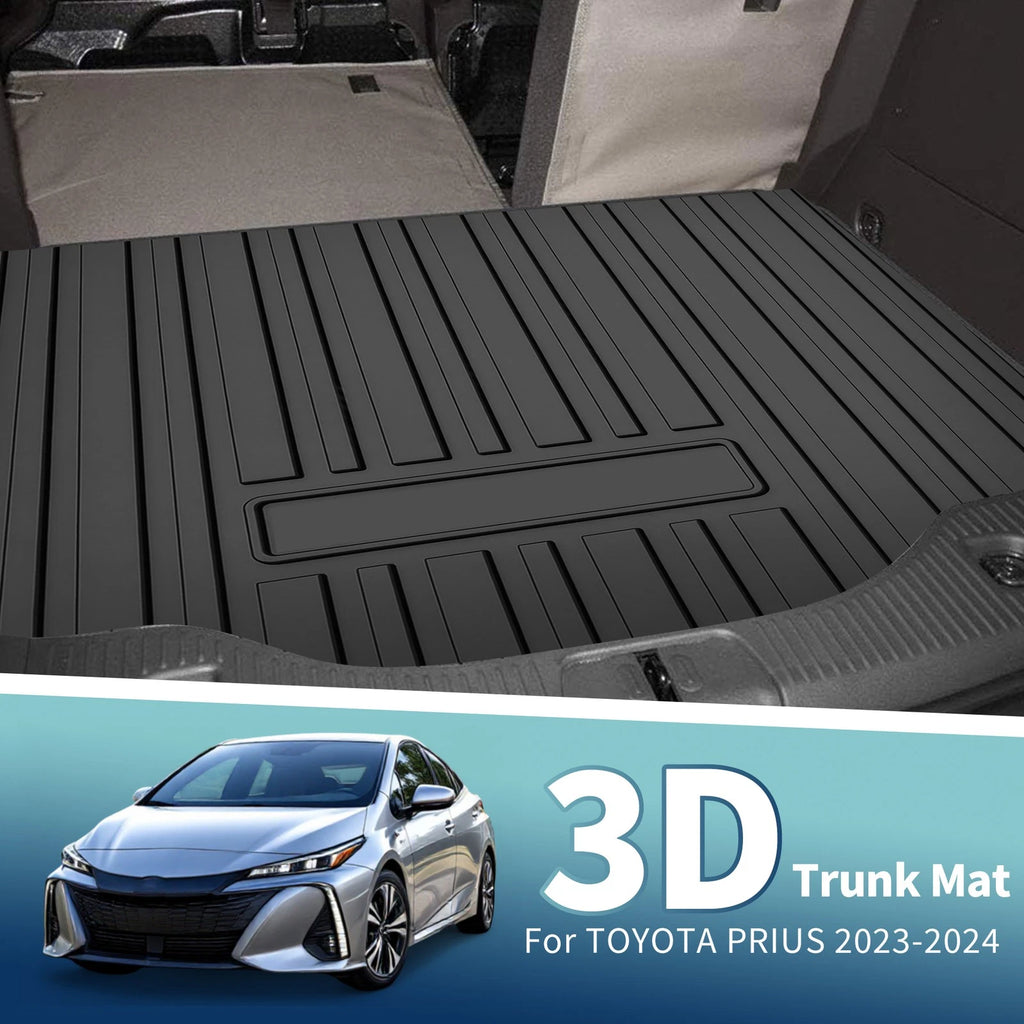 Flat Face Cargo Liner Rear Trunk Mat for Toyota Prius (2023–2024) TPE