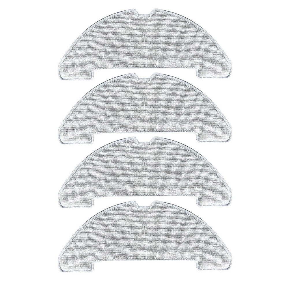 Set of 4 Microfiber Mop Cloths for VONKO S6 Pro (Robot Vacuum)