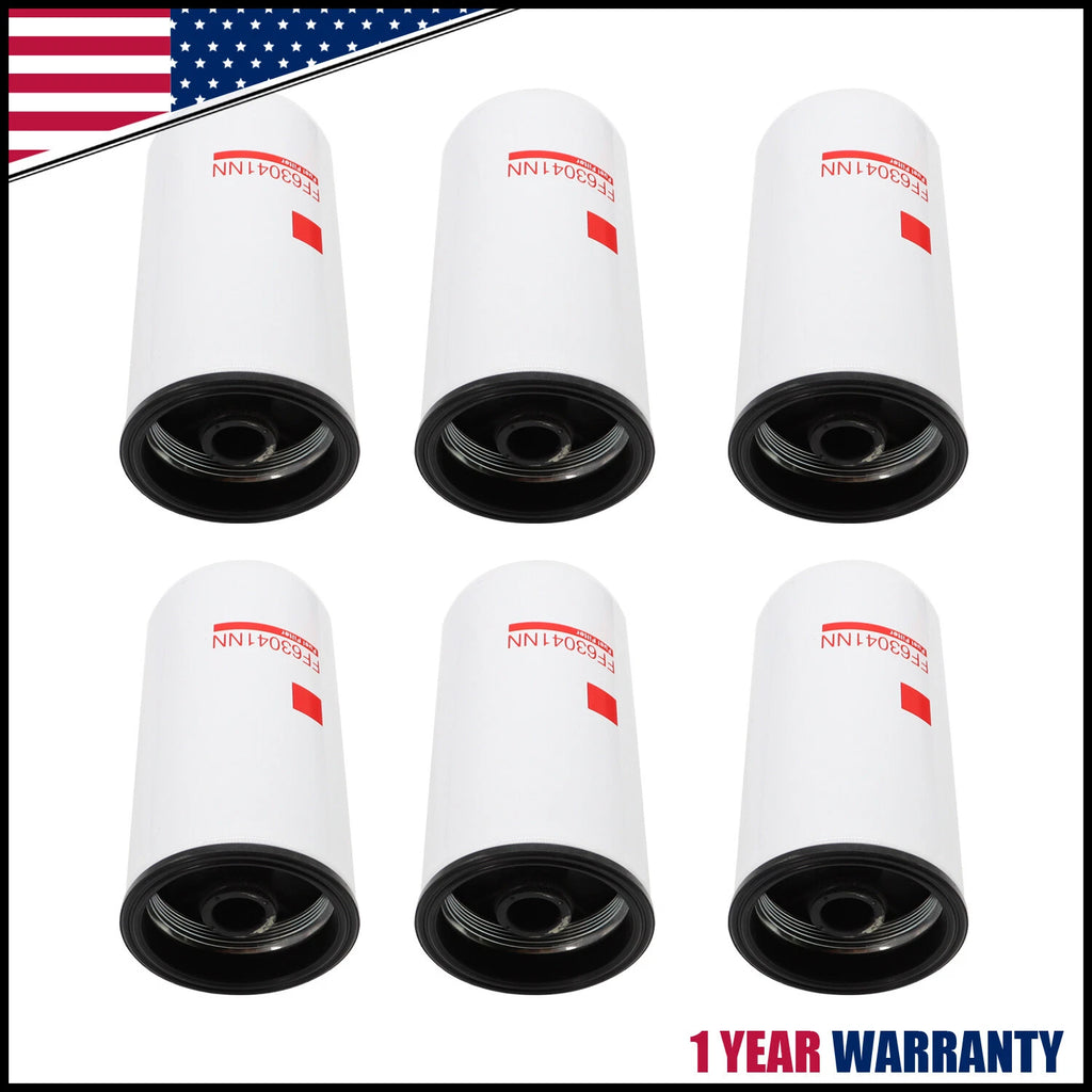 Set of 6 Fuel Filters for Cummins FF63041 (Fits FF63041, 5526400)