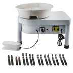 Pottery Wheel & Shaping Tool Set for Art Craft DIY (280W)