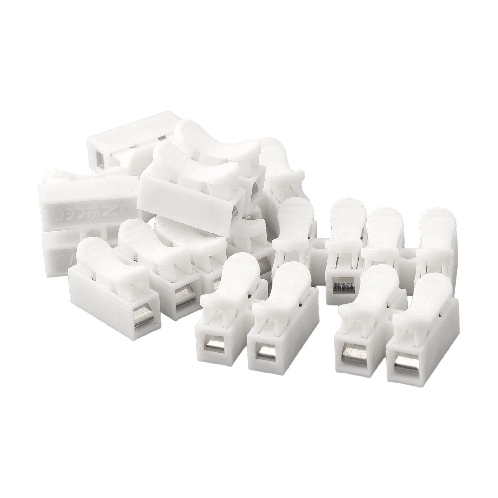 10X CH2 Spring Quick Wire Connector Cable Clamp Terminal