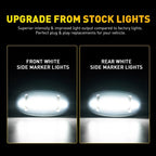 2X Smoke LED Side Marker Lights for Ford Super Duty (2011–2022)