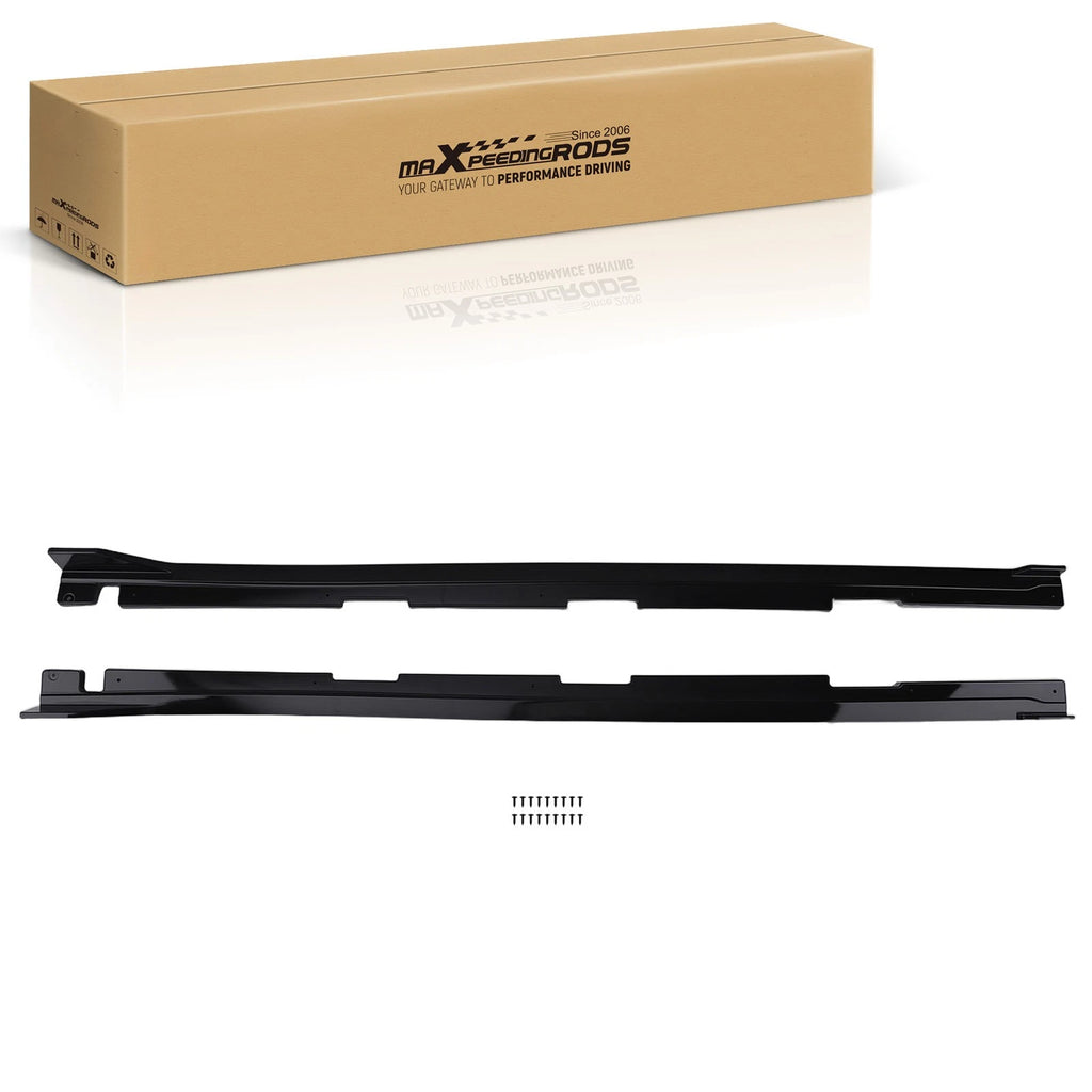 2X Side Body Panel Kit for Honda Civic Sedan Hatchback (2016–2021) Black