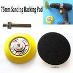 75mm Hook & Loop Backing Pad for AU Sanding Polishing Disc with Drill Attachment