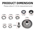 Rear Differential Rebuild w/ Gear Kit for Honda Recon 250 TRX250 (1997–2023)