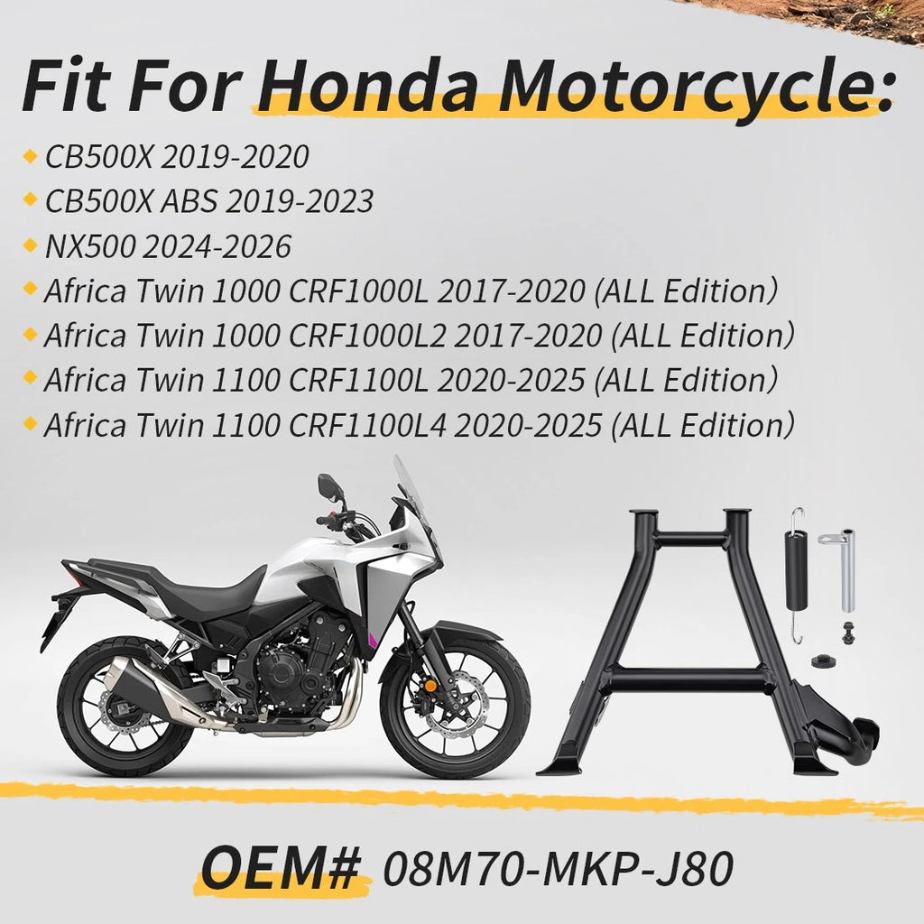 Center Stand Kit for Honda CB500X ABS NX500 (2019–2026) 08M70-MKP-J80