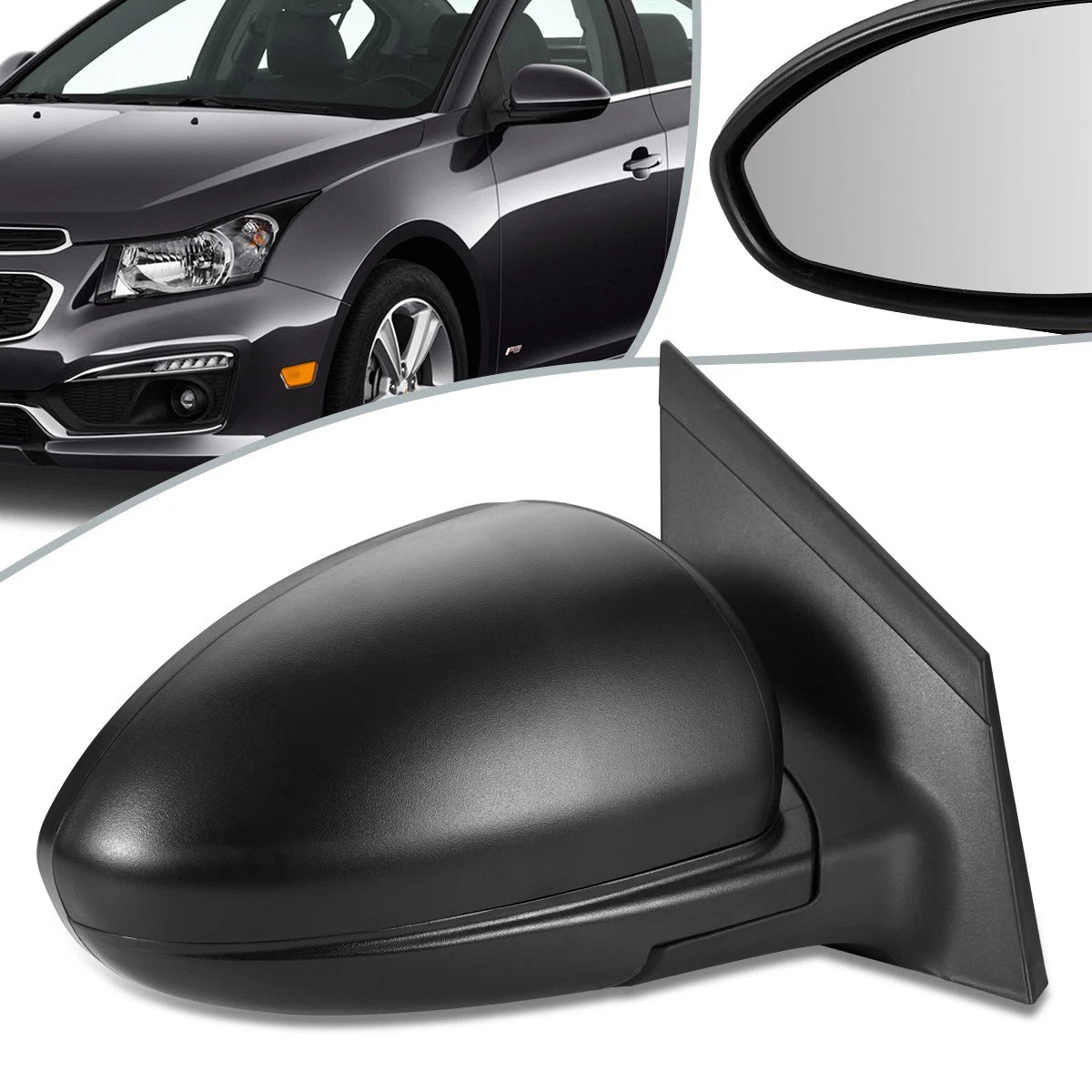 Right Power Side Door Mirror for Chevy Cruze Limited (2011–2016) GM1321501