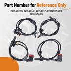 ABS Wheel Speed Sensor for Mercedes-Benz CL65 AMG S65 AMG (2007–2014) 2215400517