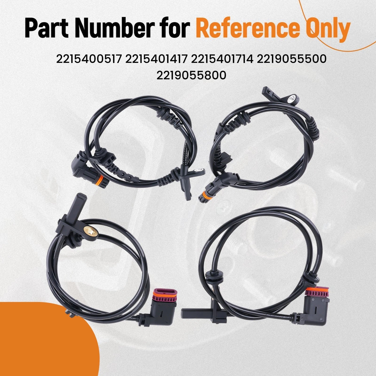 ABS Wheel Speed Sensor for Mercedes-Benz CL65 AMG S65 AMG (2007–2014) 2215400517