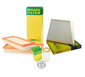 Mann Oil Air Carbon Cabin Filter Service Kit for Mercedes-Benz C216 W211 (2007–2014)