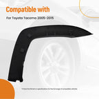 1x Fender Flare Trim for Toyota Tacoma (2005–2015) TO1268106 Black Plastic