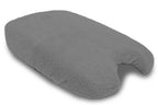 Fleece Console Lid Armrest Cover for Honda Accord (2008–2012) Crosstour (2010–2015) Gray