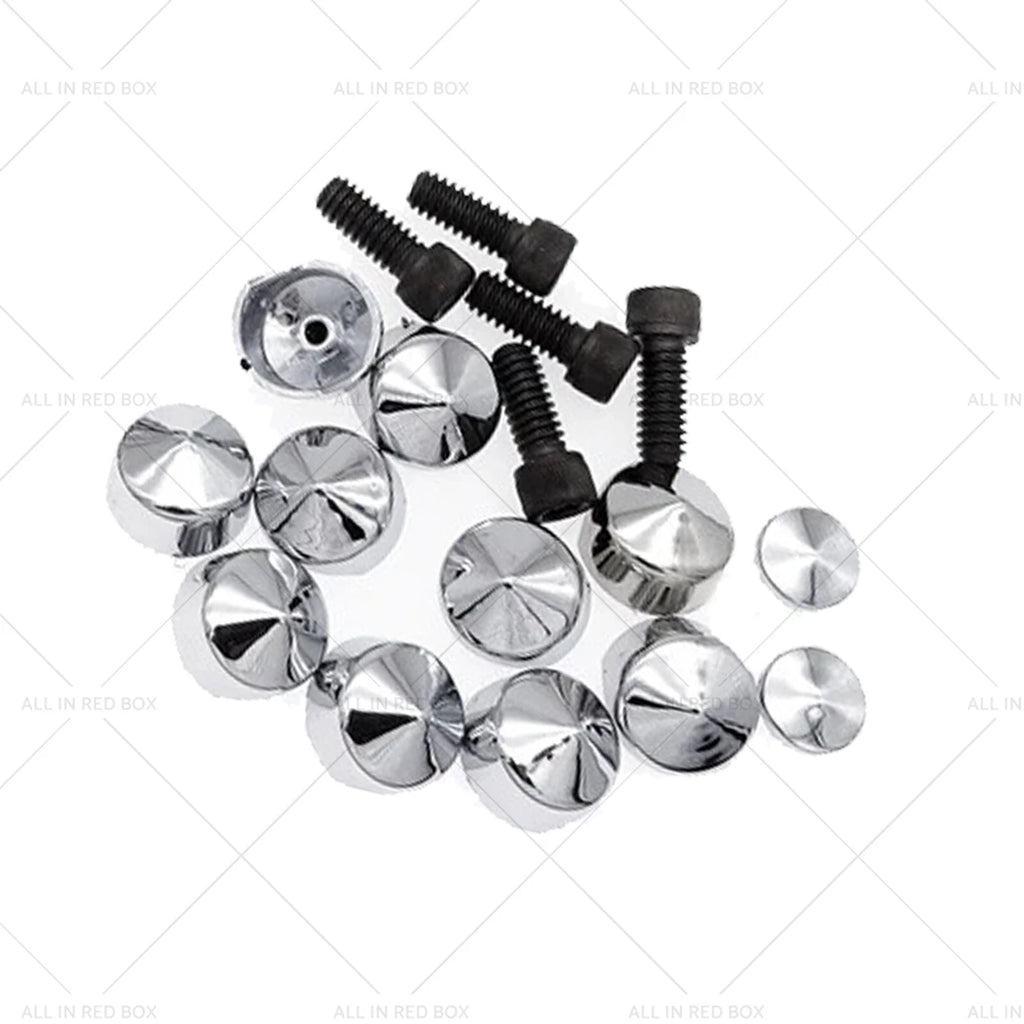 Chrome Bolt Topper Cover Caps for Harley Twin Cam Softail (2007–2013)