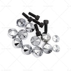 Chrome Bolt Topper Cover Caps for Harley Twin Cam Softail (2007–2013)