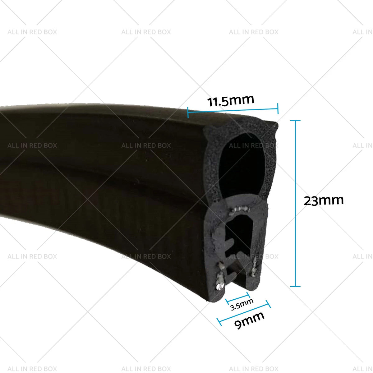 10m Pinchweld Rubber Seal for Toolbox Car Van Boot (Fits )