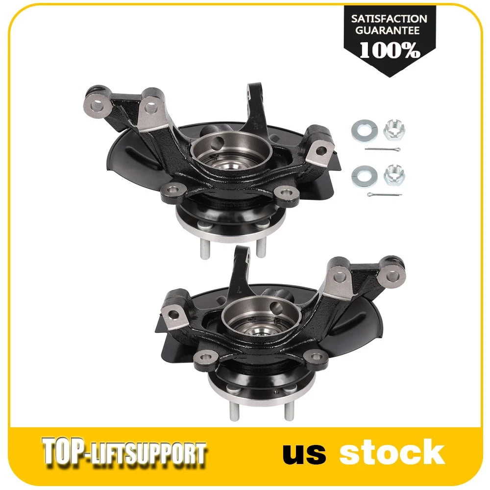 2X Front Steering Knuckle Wheel Bearing Hub for Hyundai Tucson (2010–2013)