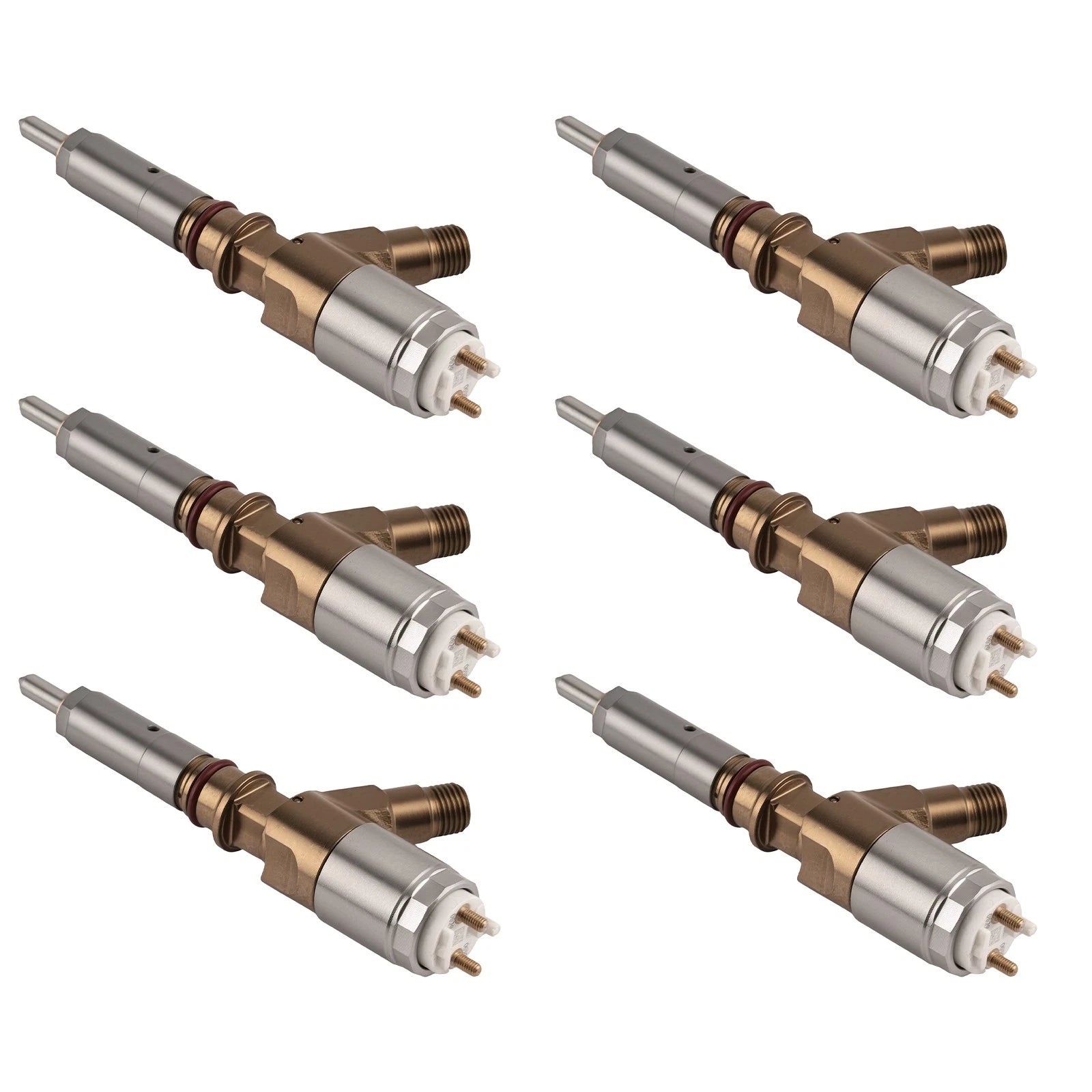 Set of 6 Fuel Injectors for CAT 320D 321D 323D C-6 Engine