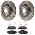 Set of 2 Brake Disc and Pad Kits for Mini Cooper