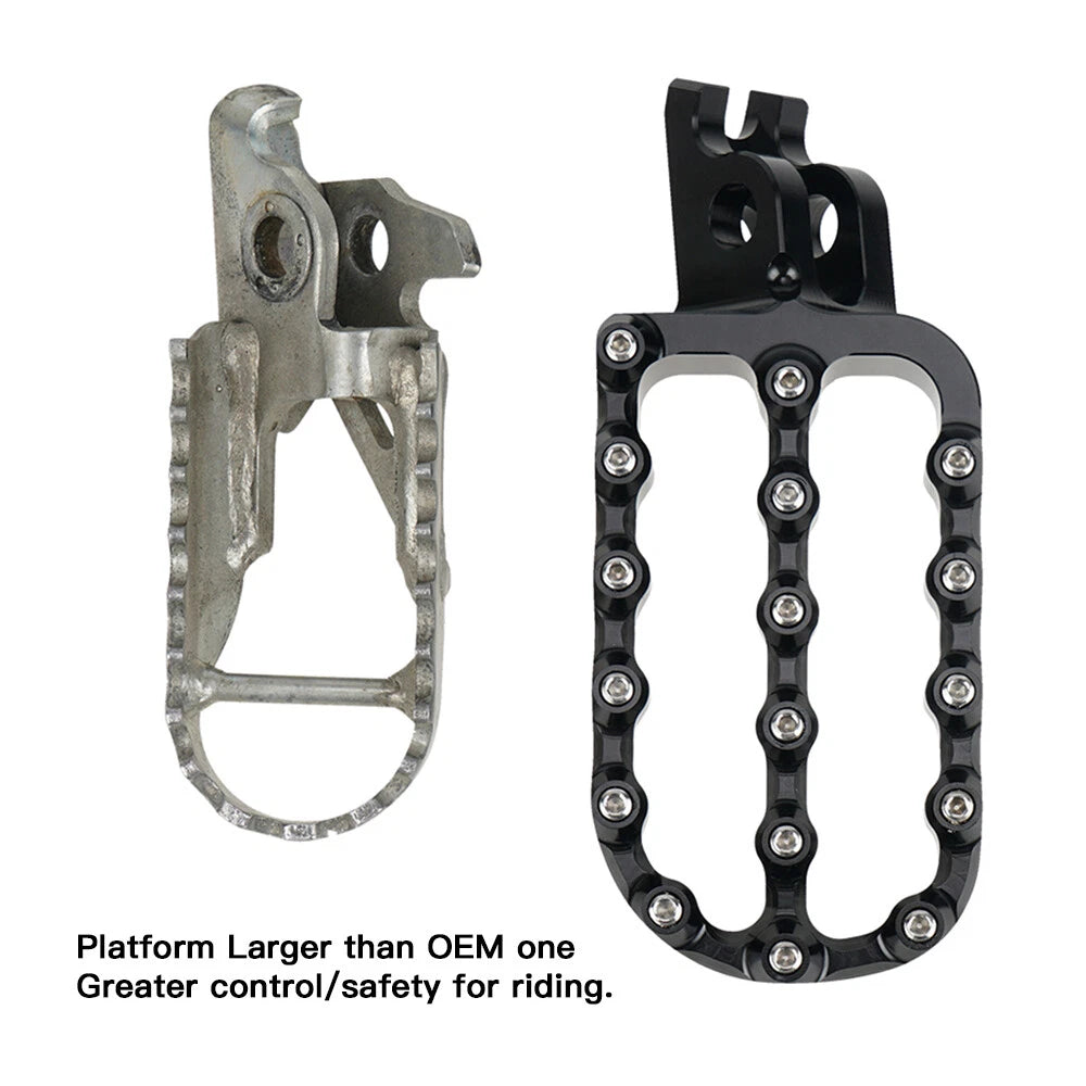 Set of 2 Foot Pegs for Honda CRF1100 (2020–2023) CRF250L (2012–2021)