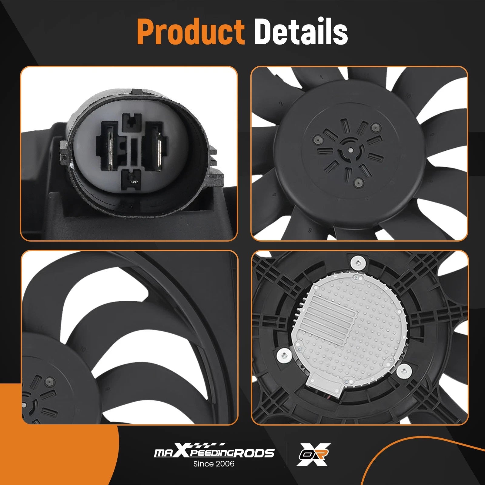 Radiator Cooling Fan Assembly for Chevrolet Colorado, GMC Canyon (2015–2020)