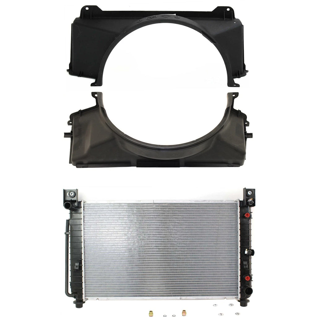 Radiator Kit for Chevy Silverado 1500 (1999–2004) - 28-Inch Wide Core