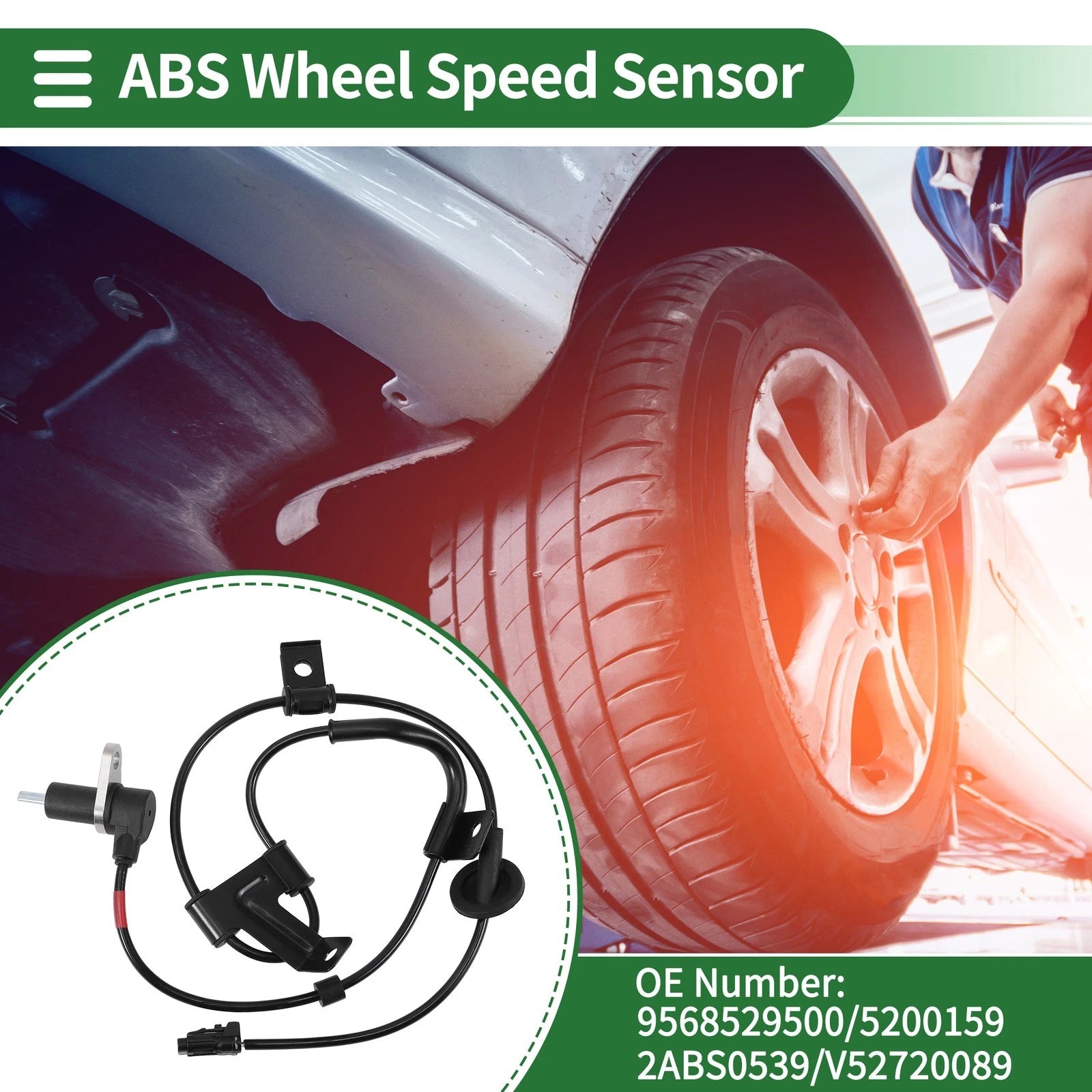 ABS Wheel Speed Sensor for Hyundai Elantra (No. 9568529500/5200159)