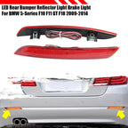 Rear Bumper Reflector Tail Light for BMW 5-Series F10 F11 F18 (2009–2014)