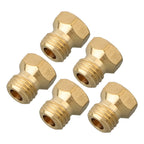 Set of 5 Natural Gas Jets Nozzles Injectors for Cooktop